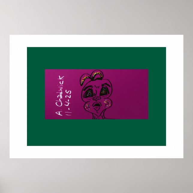 Póster Clueless Bunny Poster (Frente)