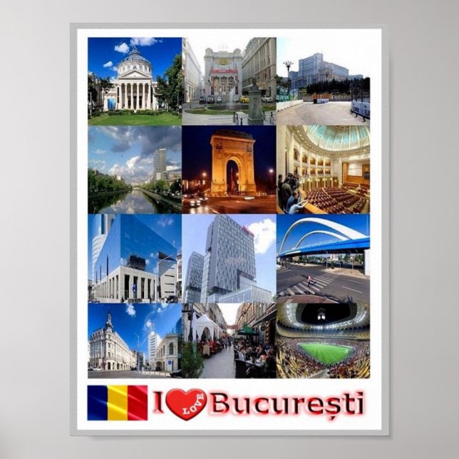 Póster Cluj-Napoca - Mosaico - Rumania - (Frente)