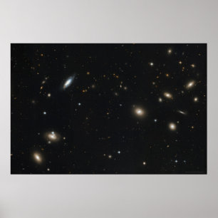 Póster Clúster Coma de Galaxias 36x24 (36x27)