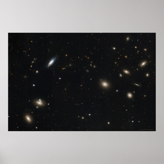 Póster Clúster Coma de Galaxias 36x24 (36x27) (Frente)