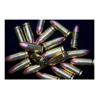 Póster Cluster of 9mm Ammo