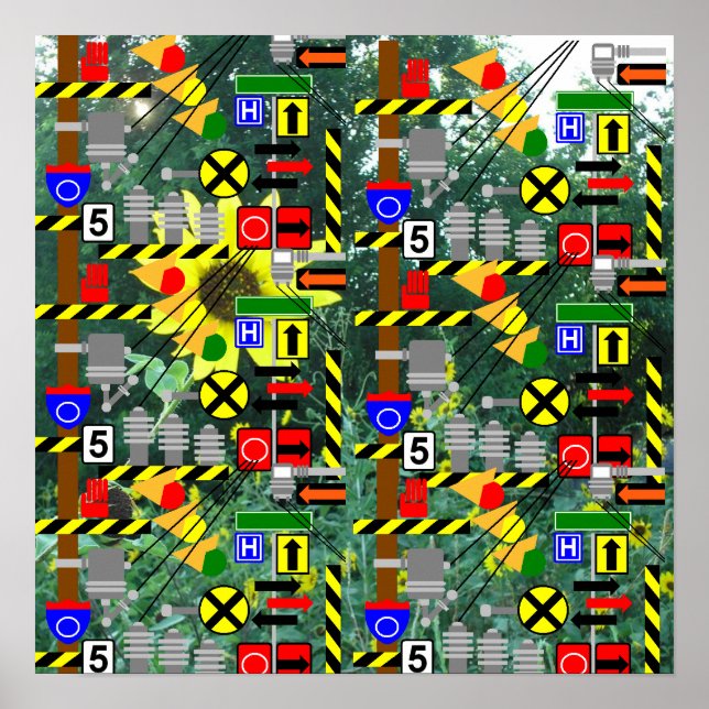 Póster Clutter de la ciudad (Frente)