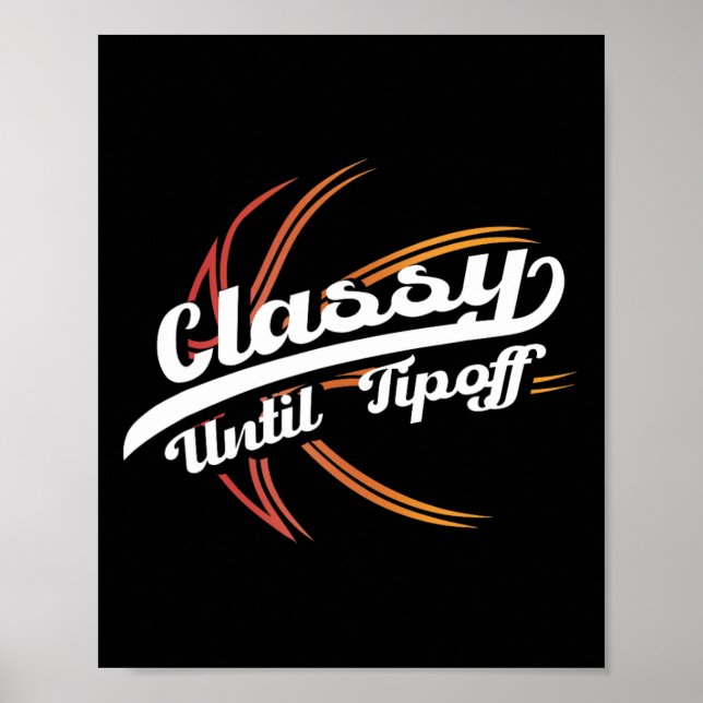 Póster Cly Until Tip Off Hoops Bysketbyll Player (Frente)