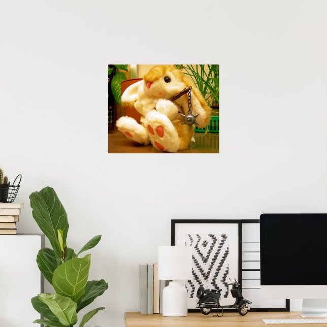 Póster Clyde da Bunny (Oficina en casa)