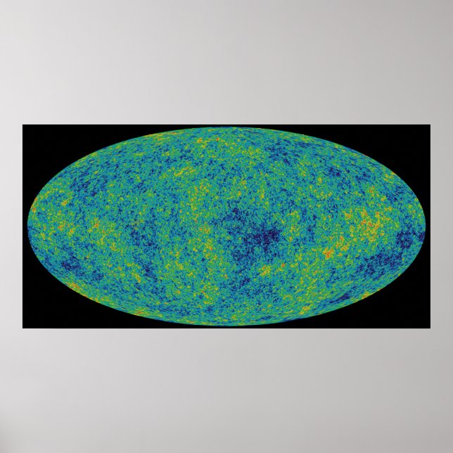 Póster CMBR de Planck recuperado (Frente)