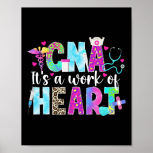 Póster Cna Trabajo De La Enfermería Istant Cna Nur Certif