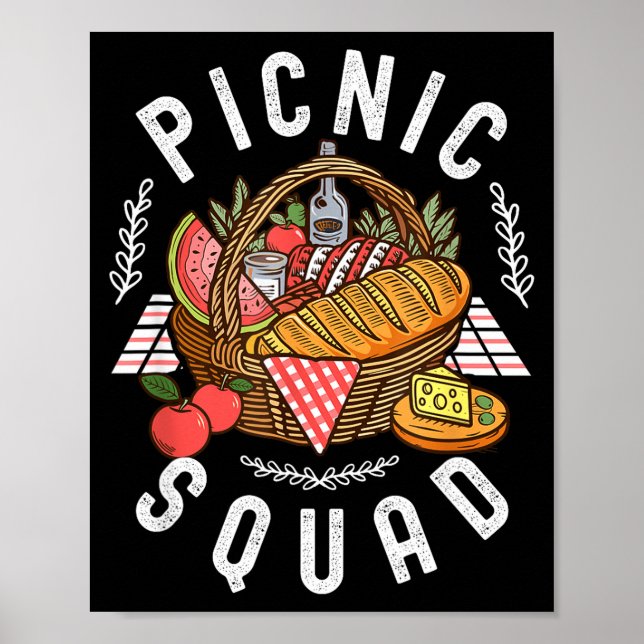 Póster Cnic Squad Funny Family Reunion Friends Cnicking Q (Frente)