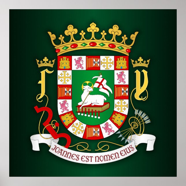 Póster COA de Puerto Rico (Frente)
