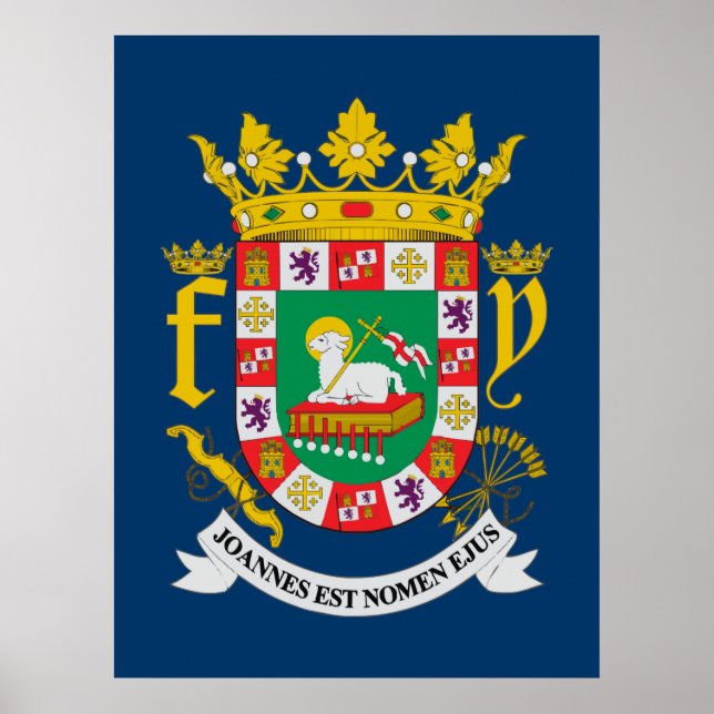Póster COA de Puerto Rico (Frente)