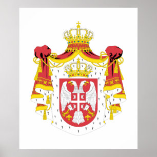 Póster COA de Serbia