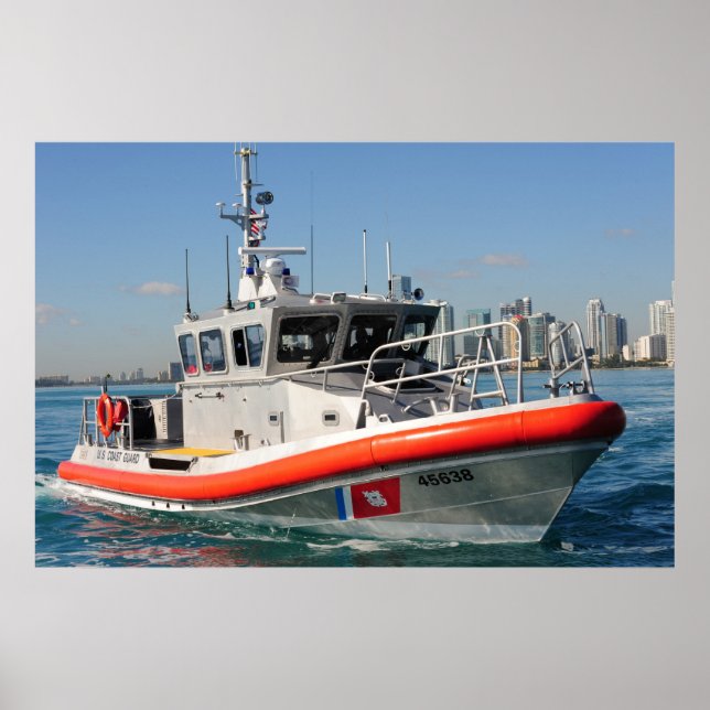 Póster Coast Guard 45-Foot Response Boat (Frente)