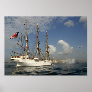 Póster Coast Guard Cutter Eagle in Miami