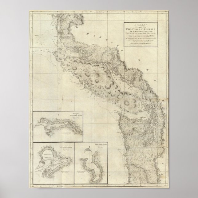 Póster Coast of North West America 2 (Frente)