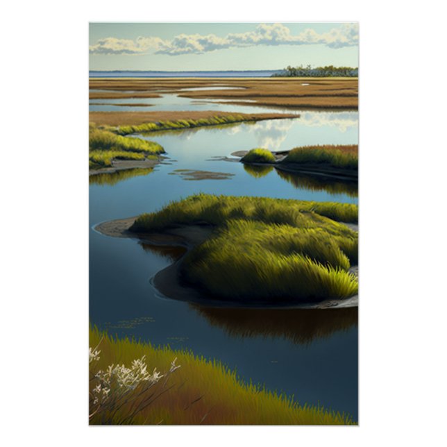 Póster Coastal Tranquility (Anverso)