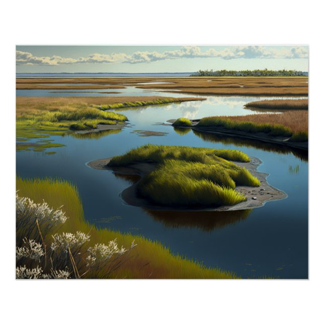 Póster Coastal Tranquility (Anverso)