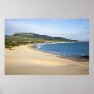 Póster Coastline Beach Along The Coast Near Tarifa