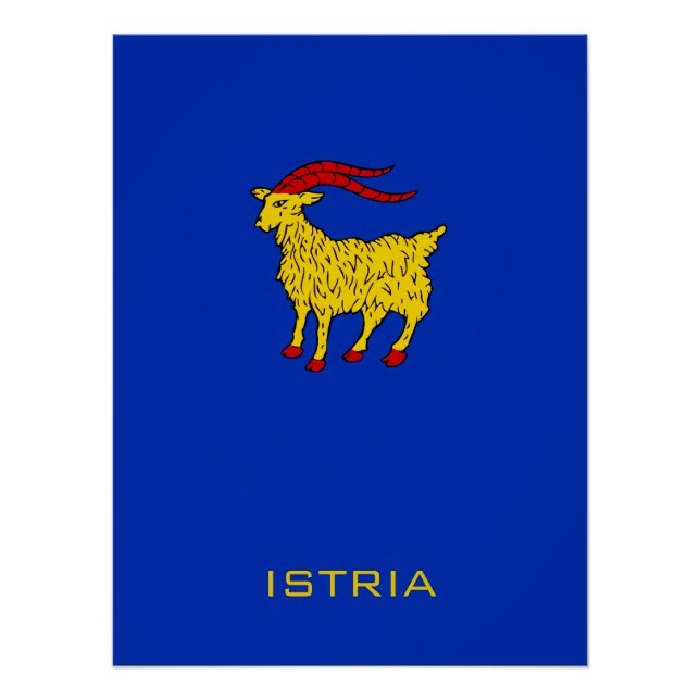 Póster Coat of Arms of Istria Adriatic Legacy (Anverso)