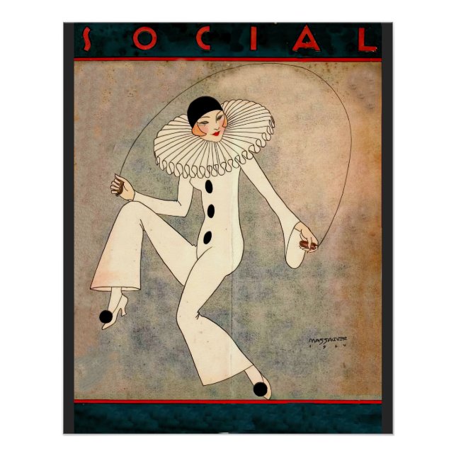 Póster Cobertura de Revista Social (Anverso)