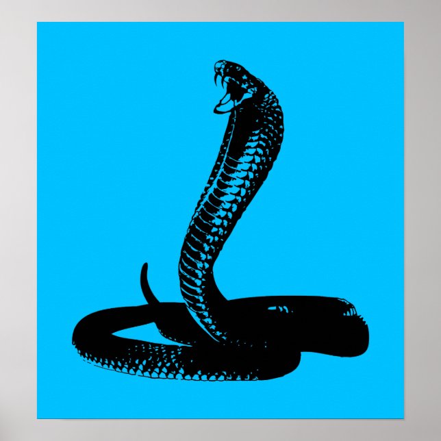 Póster Cobra - poster negro (Frente)