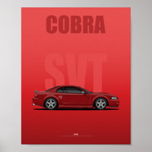 Póster Cobra SVT Redfire Muscle