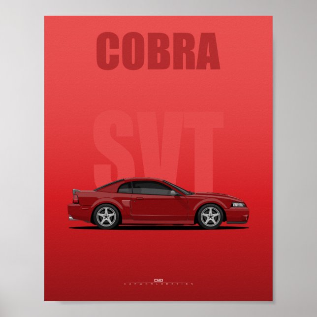 Póster Cobra SVT Redfire Muscle (Frente)