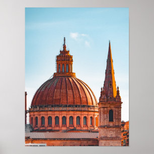 Póster Cobre y Cielo: La Corona de Valletta
