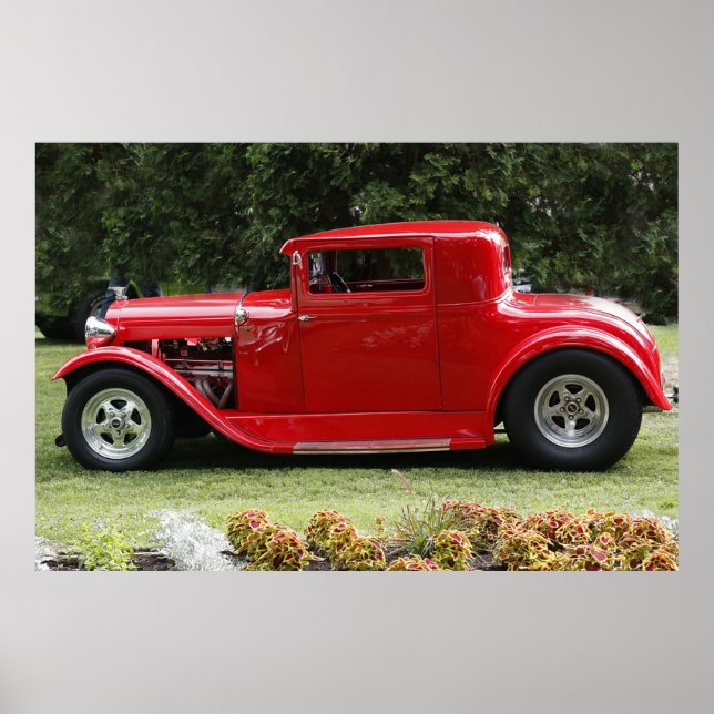 Póster Coche antiguo (Frente)