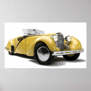 Póster Coche antiguo