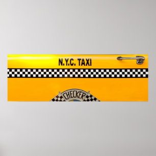 Póster Coche - Ciudad - Taxi de NYC