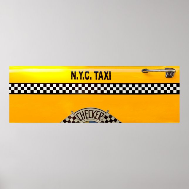 Póster Coche - Ciudad - Taxi de NYC (Frente)