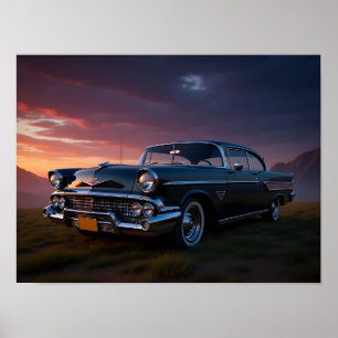 Póster Coche Clásico