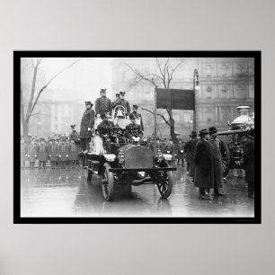 Póster Coche de bomberos 91 en New York City 1913
