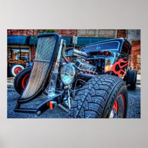 Póster Coche de carreras