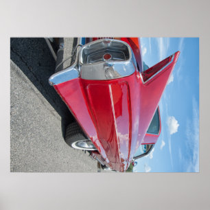 Póster coche de carreras 1962 de Cadillac de la obra