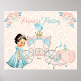 Póster Coche de Cuento de Hadas Princesa Guardería Person