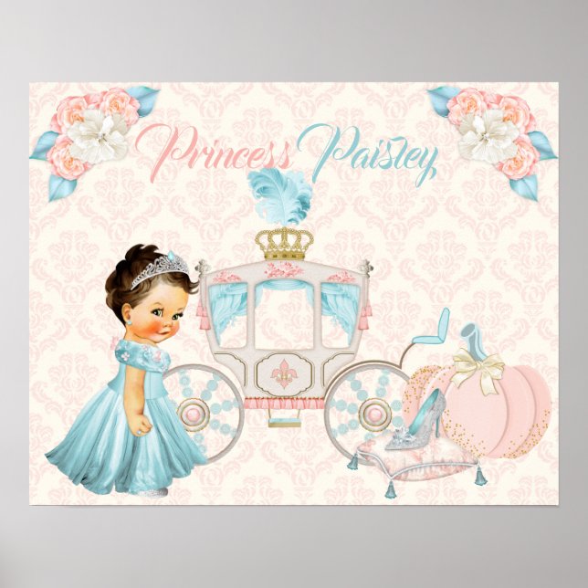 Póster Coche de Cuento de Hadas Princesa Guardería Person (Frente)