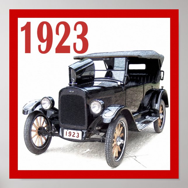 PÓSTER COCHE DE TORTURA DE 1923 (Frente)