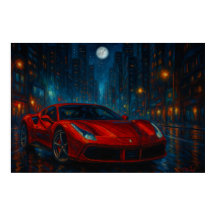 Coche de velocidad de medianoche