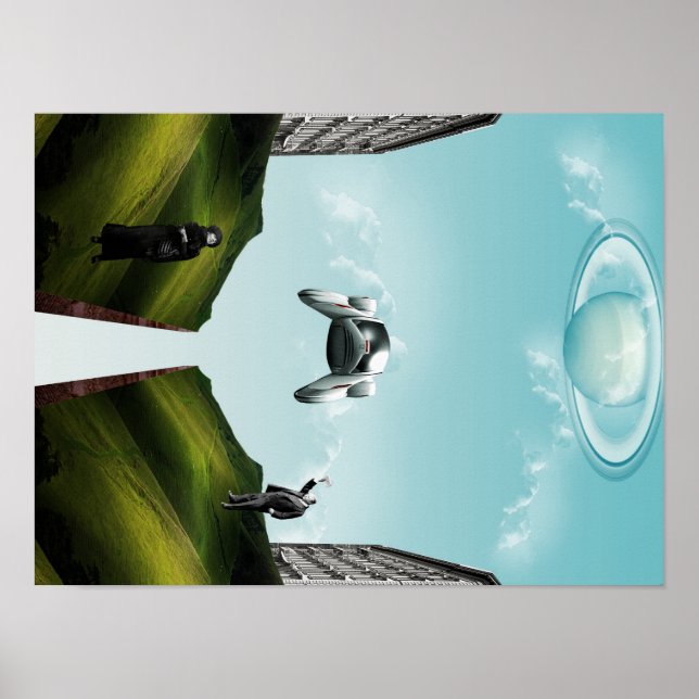 Póster coche de vuelo (Frente)