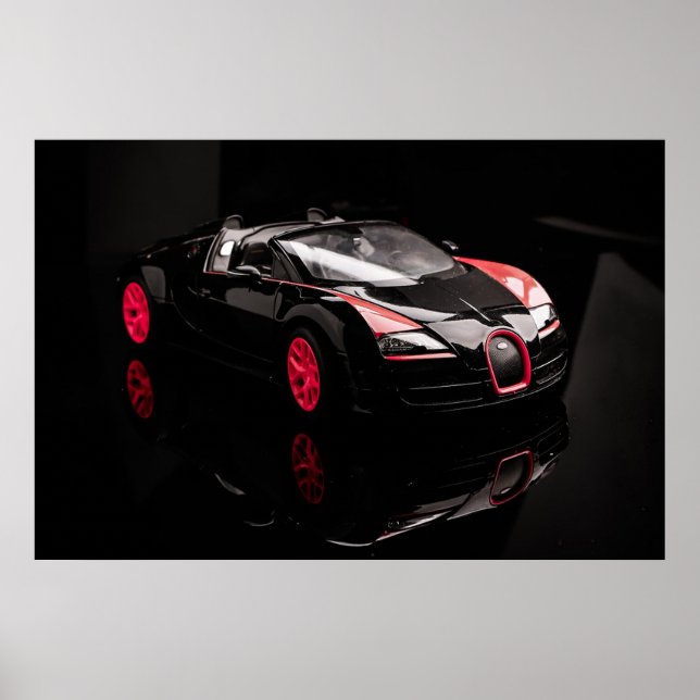 Póster Coche deportivo (Frente)