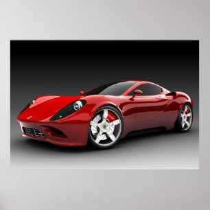 Póster Coche deportivo 40