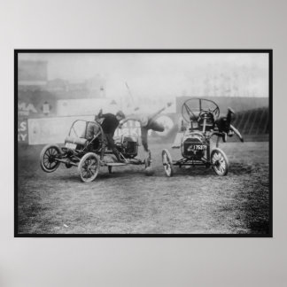 Póster Coche deportivo de motorsports "Auto Polo" vintage