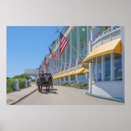 Póster Coche, Grand Hotel, Mackinac Island, Michigan