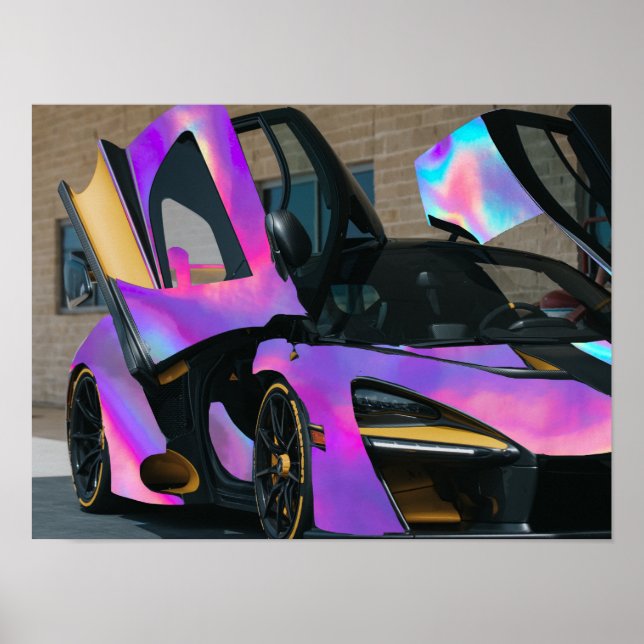 Póster coche holo (Frente)