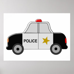 Póster Coche policía