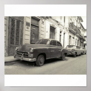 Póster Coche retro