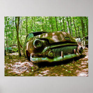 Póster Coche viejo