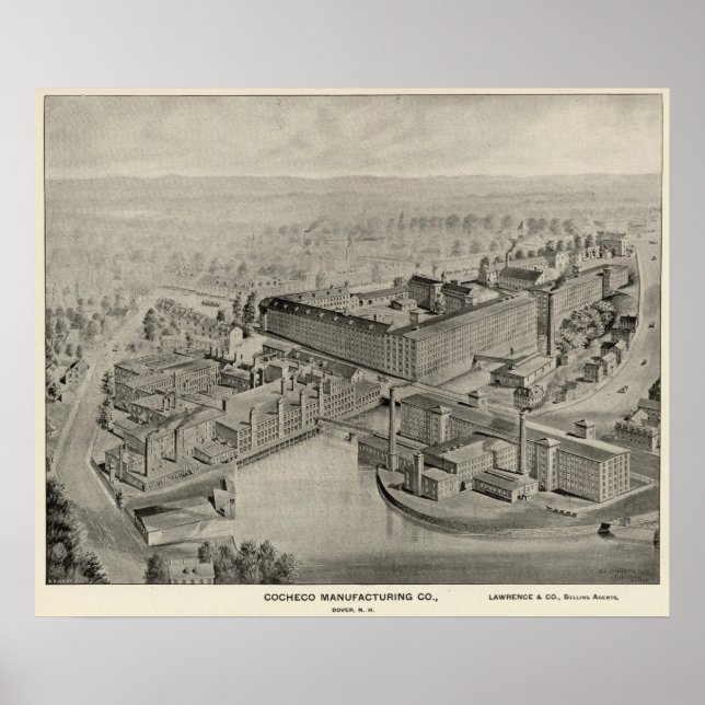 Póster Cocheco Mfg Co (Frente)