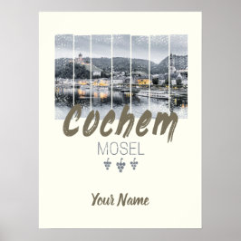 Póster Cochem en el recuerdo de la época de Moselle Germa