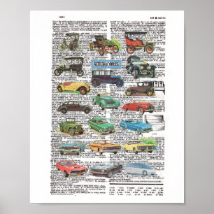 Póster Coches Clásicos